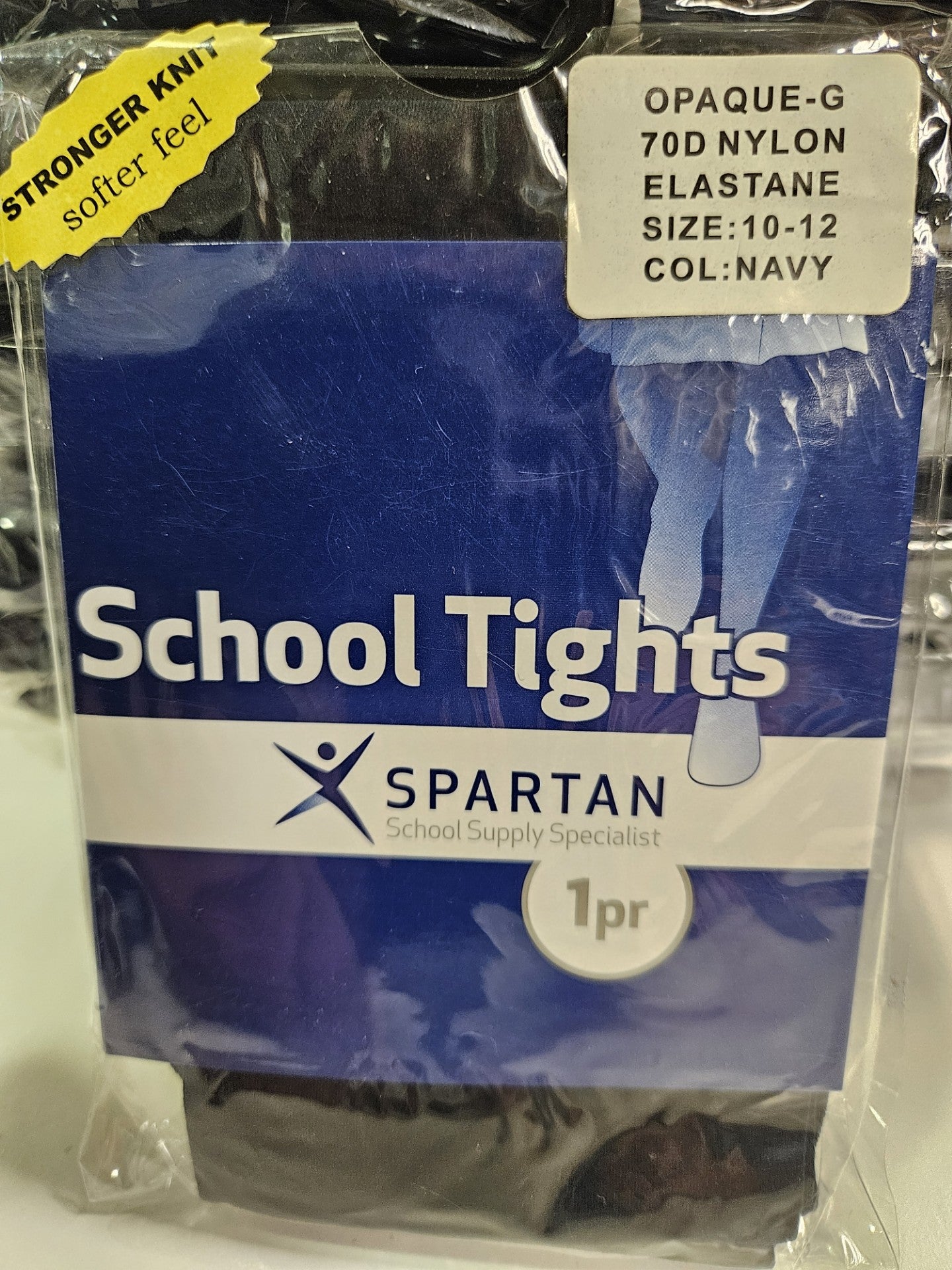 Tights  - Single Pack knitted Cotton Rich