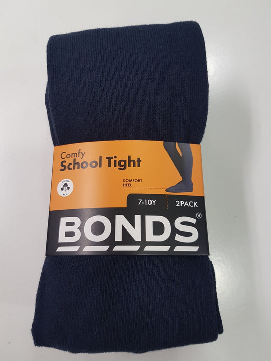 Tights - Twin Pack Cotton/Nylon
