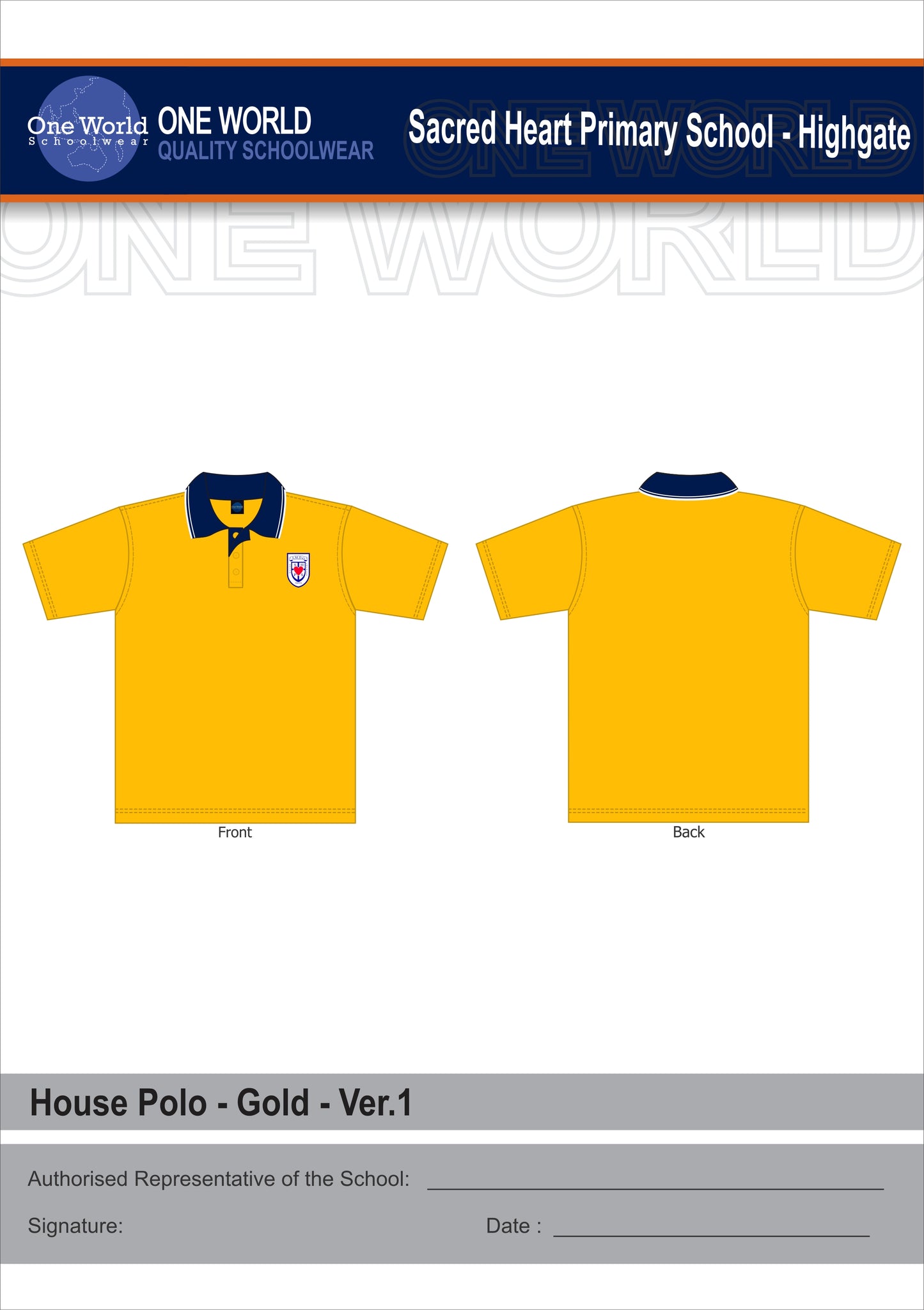 House Polo - GOLD