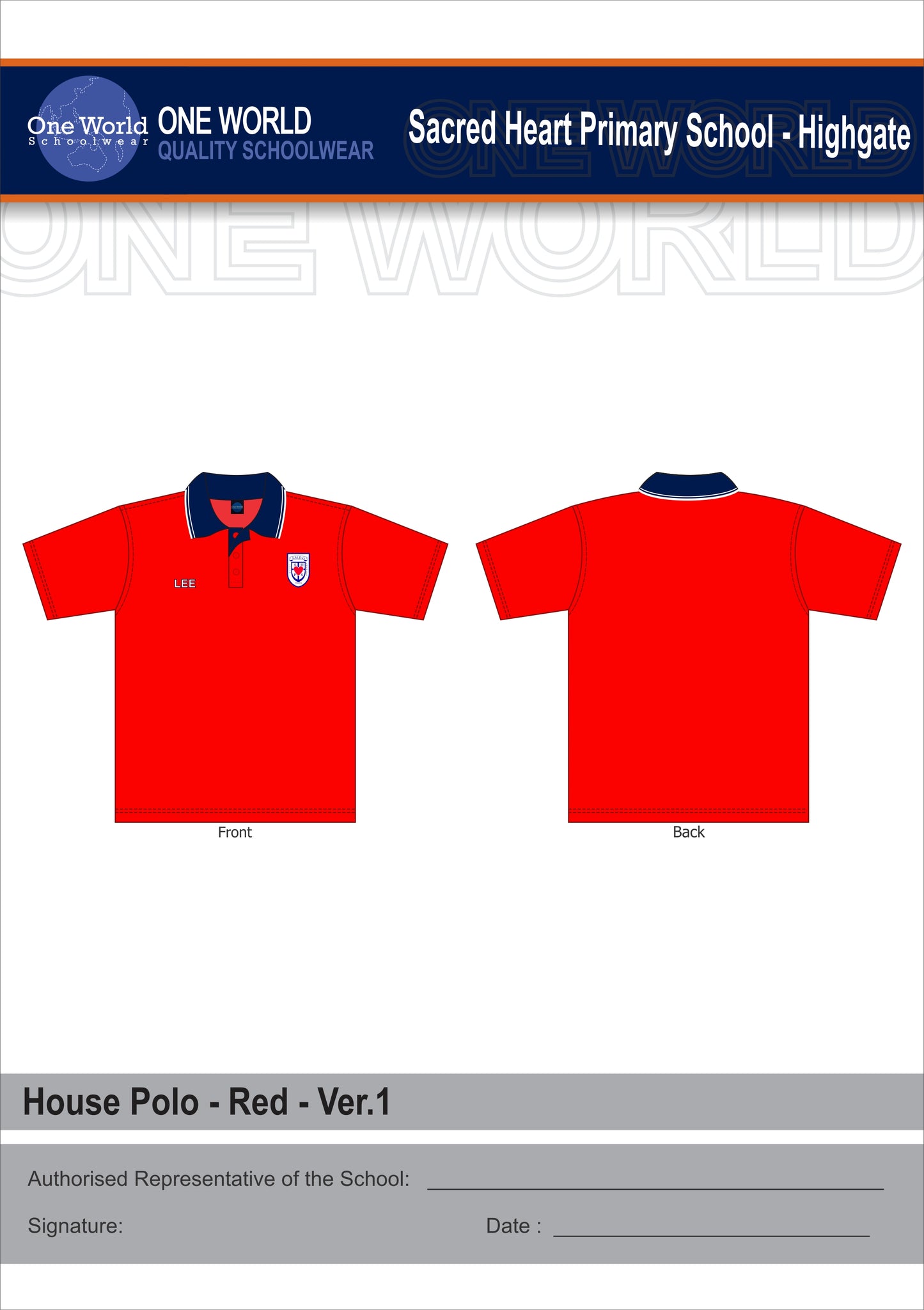 House Polo - RED